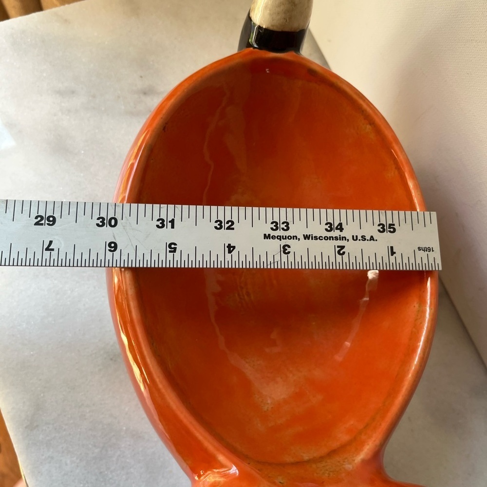 Orange Fox Ceramic Bowl by Pier 1 - Picture 13 of 14